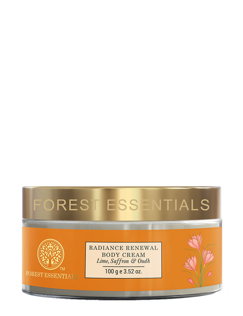 Forest Essentials Radiance Renewal Lime Saffron & Oudh Ayurvedic Body Cream
