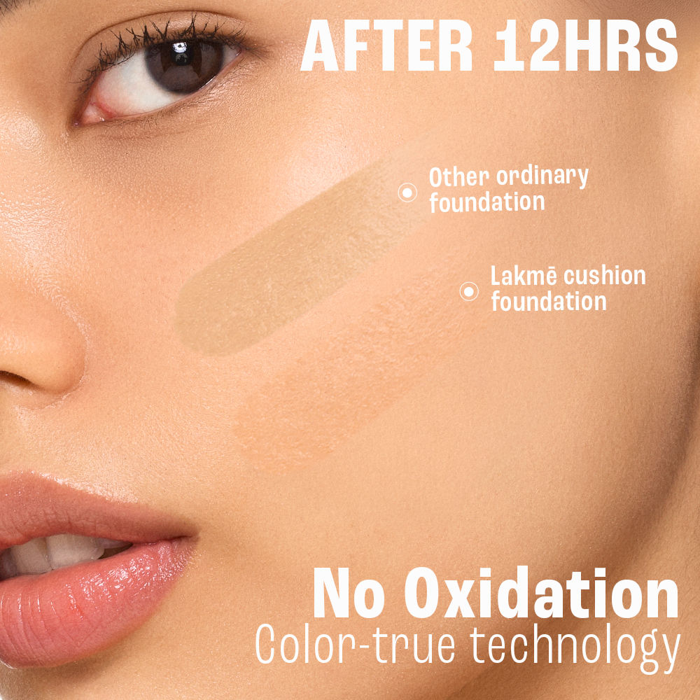 Lakme 9to5 Hya Beach Edit Cushion Foundation, SPF 40, Hydrating Matte, C 100