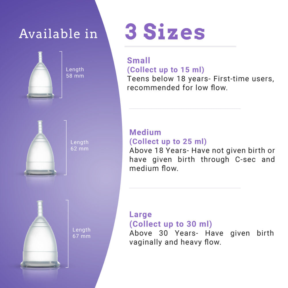 Imasafe 100% Medical Grade Silicone Menstrual Cup Ultra Soft Black-Large