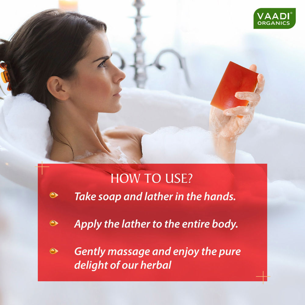 Vaadi Herbals Fruit Splash Soap Mix Fruit Handmade Soap With Essential Oils