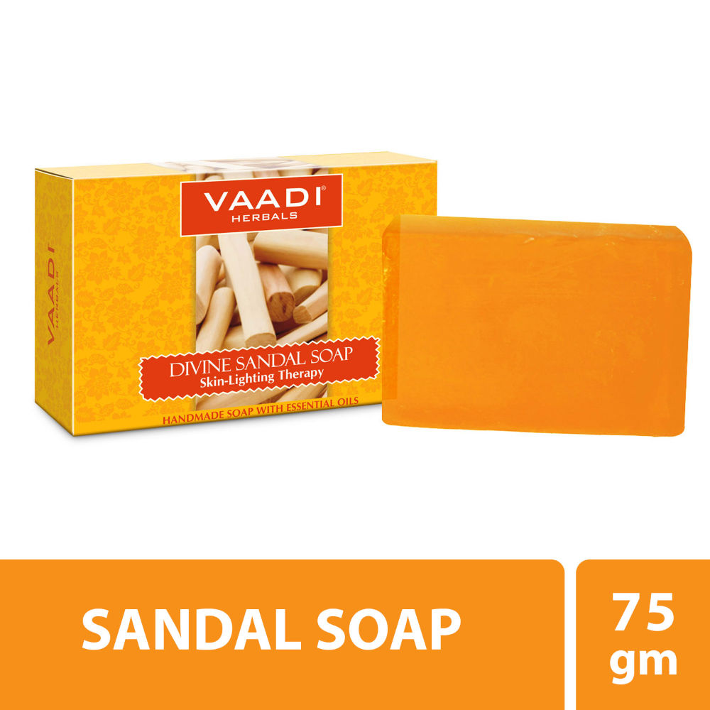Vaadi Herbals Divine Sandal Soap Skin Lighting Therapry