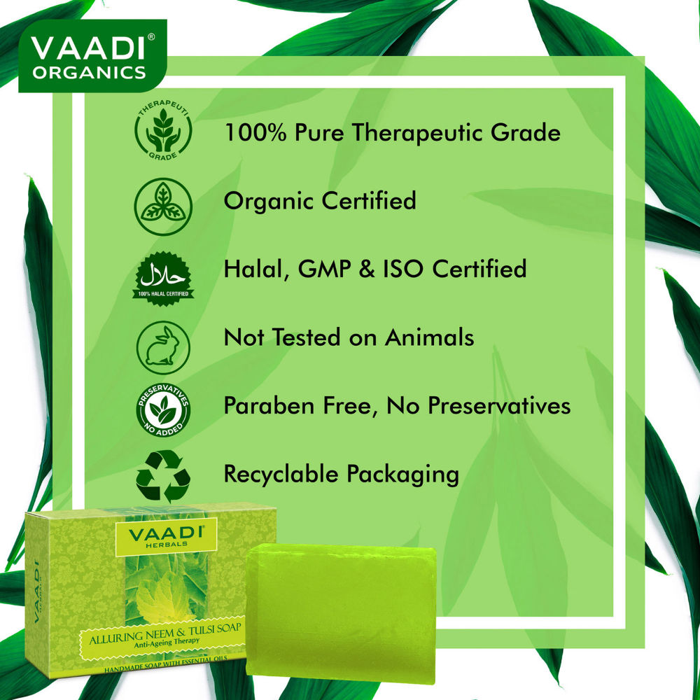 Vaadi Herbals Neem Patti Soap - Contains Pure Neem Leave