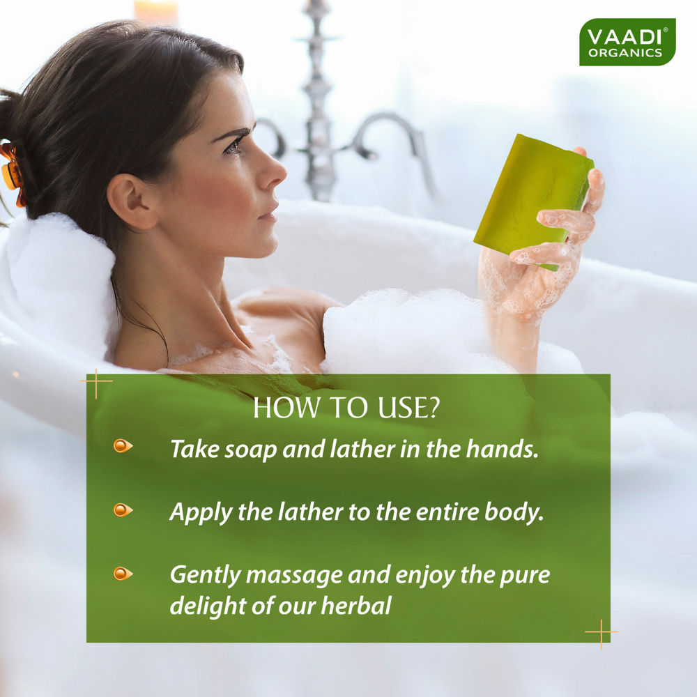 Vaadi Herbals Anti-Acne Soap With Becalming & Tea Tree Oil
