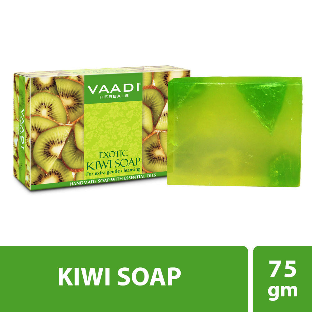 Vaadi Herbals Exotic Kiwi Soap For Extra Gentle Cleansing