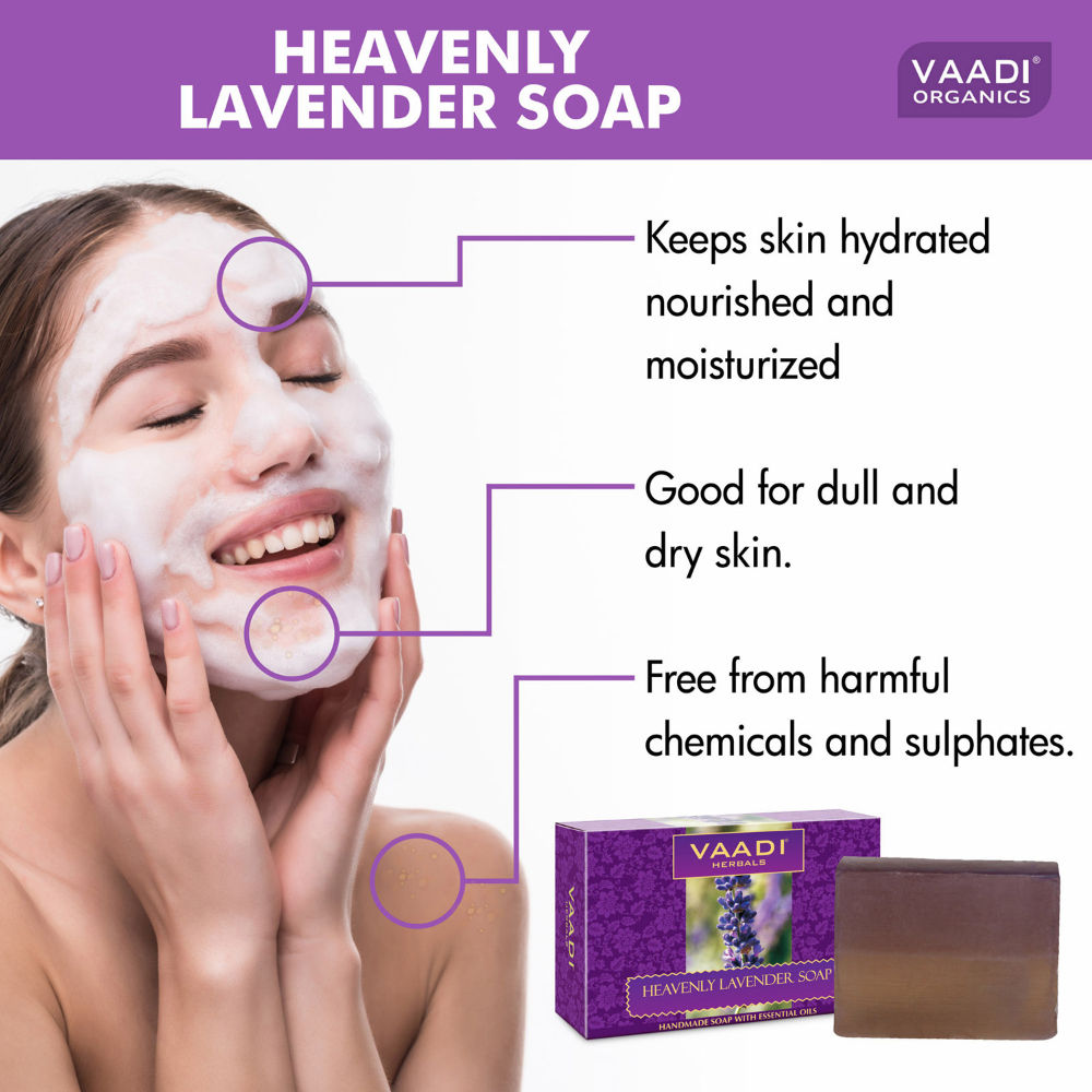 Vaadi Herbals Heavenly Lavender Soap