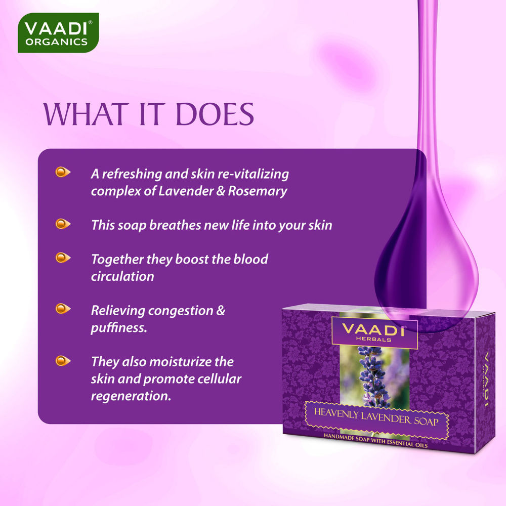 Vaadi Herbals Heavenly Lavender Soap