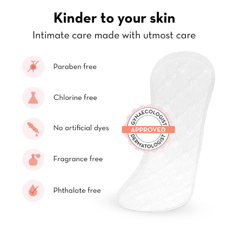 Plush Daily Use Ultra Soft Large Panty Liners - Paraben & Fragrance - Free 30 Pcs