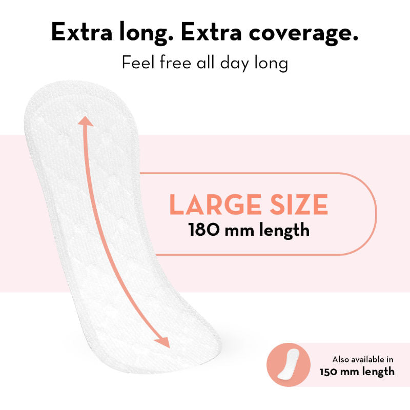 Plush Daily Use Ultra Soft Large Panty Liners - Paraben & Fragrance - Free 30 Pcs