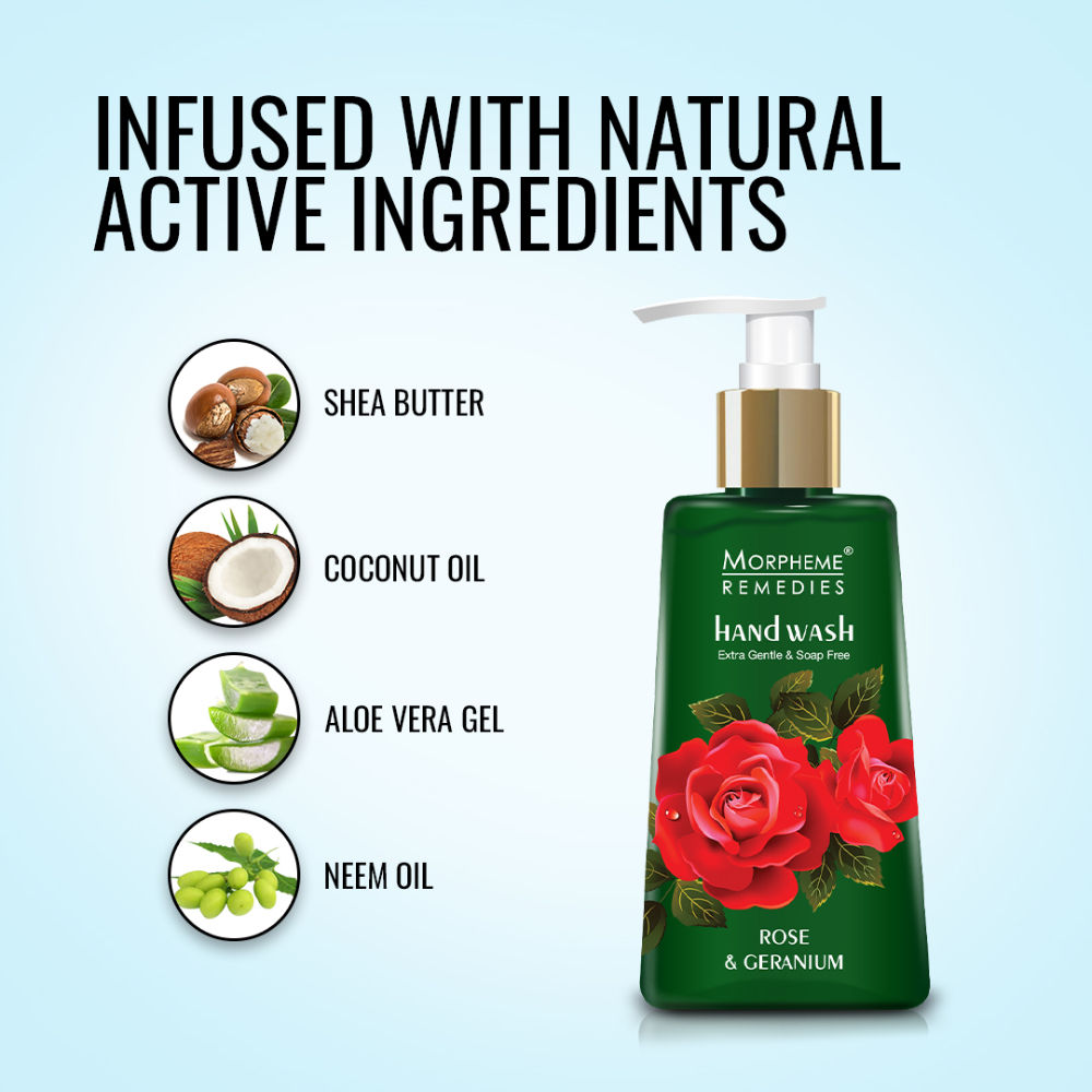 Morpheme Remedies Hand Wash With Rose & Geranium