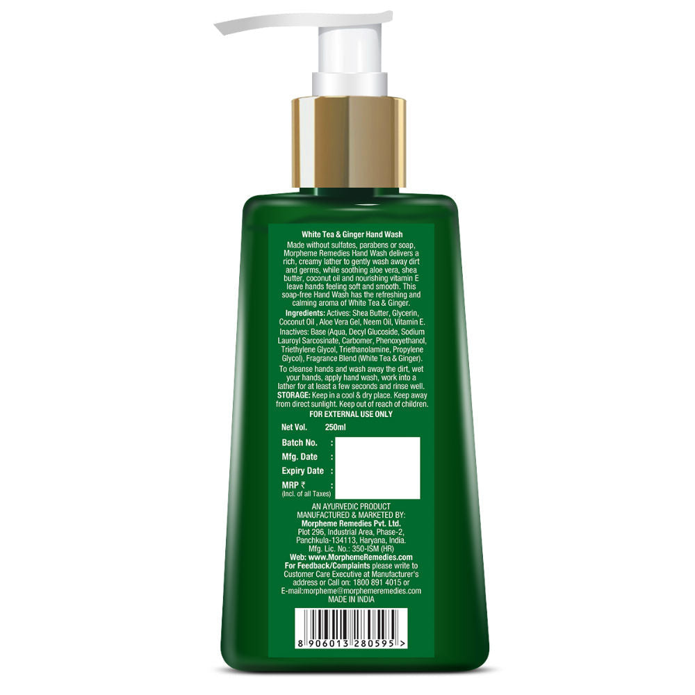 Morpheme Remedies Hand Wash With White Tea & Ginger