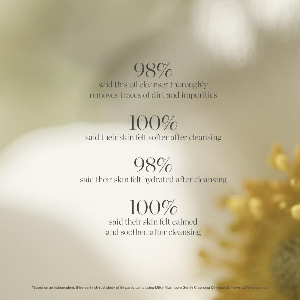 Kora Organics Milky Mushroom Gentle Cleansing Oil Removes Makeup Dirt Oil For Clear Soft Smooth Skin