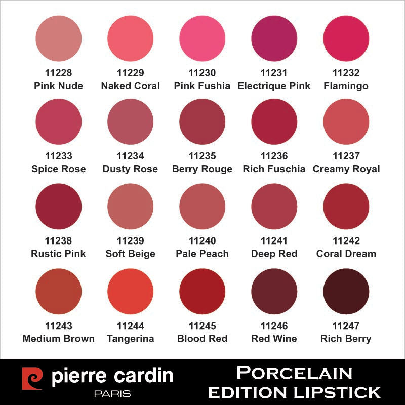 Pierre Cardin Paris - Porcelain Edition Rouge Lipstick