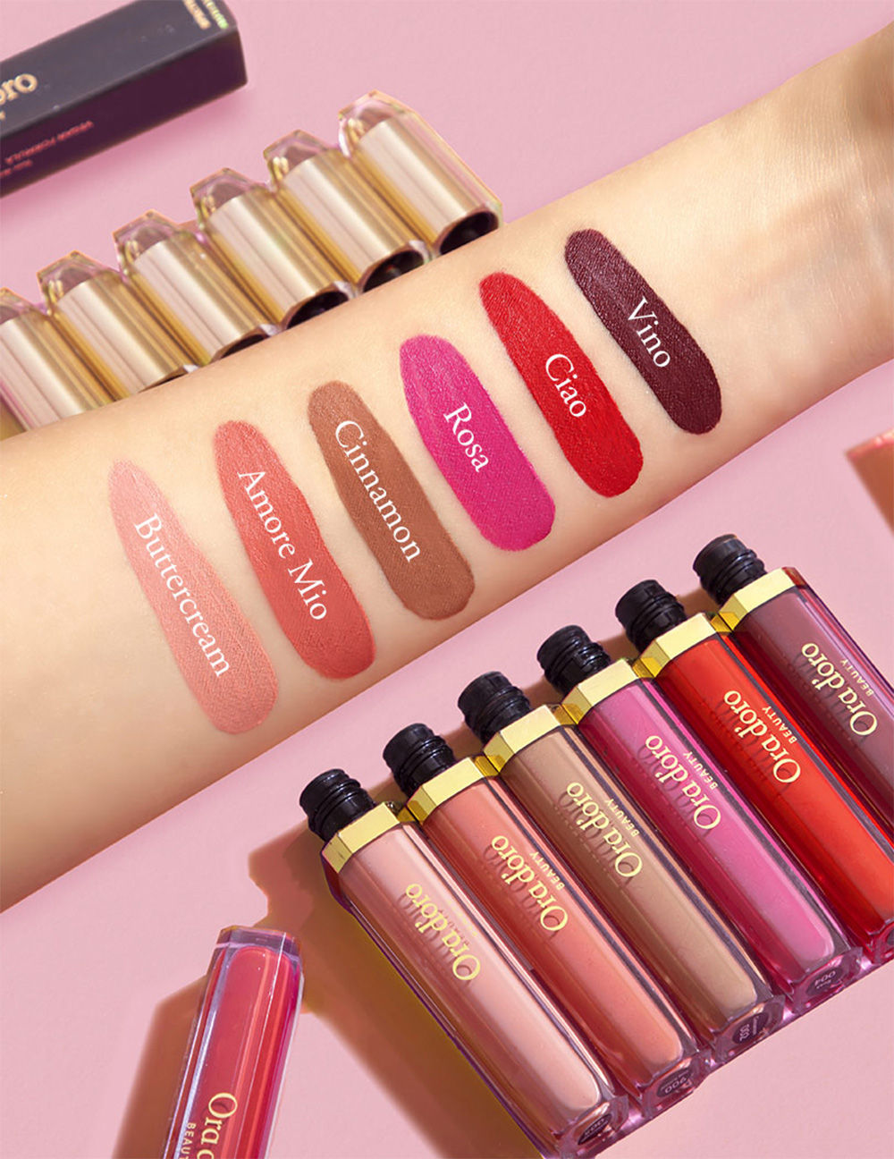 Ora d'oro Beauty Spectrum Liquid Lip Matte With Hyaluronic Acid