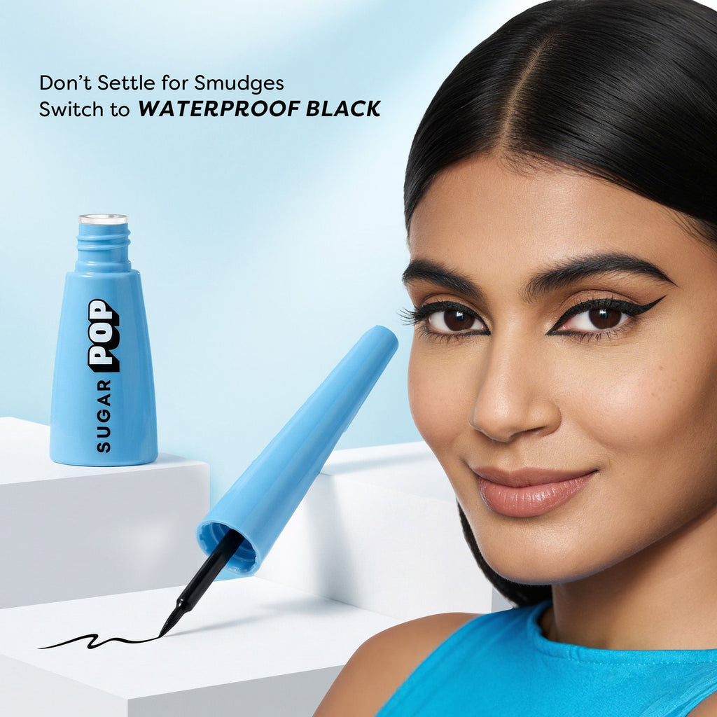 SUGAR POP Matte Finish Eyeliner Upto 24 Hrs wear Smudge-Proof, Water-Resistant, Quick Drying
