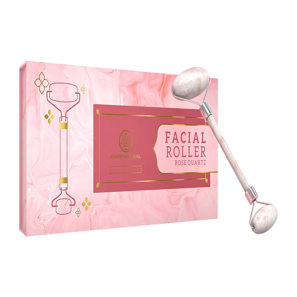 Khadi Natural Rose Quartz Roller