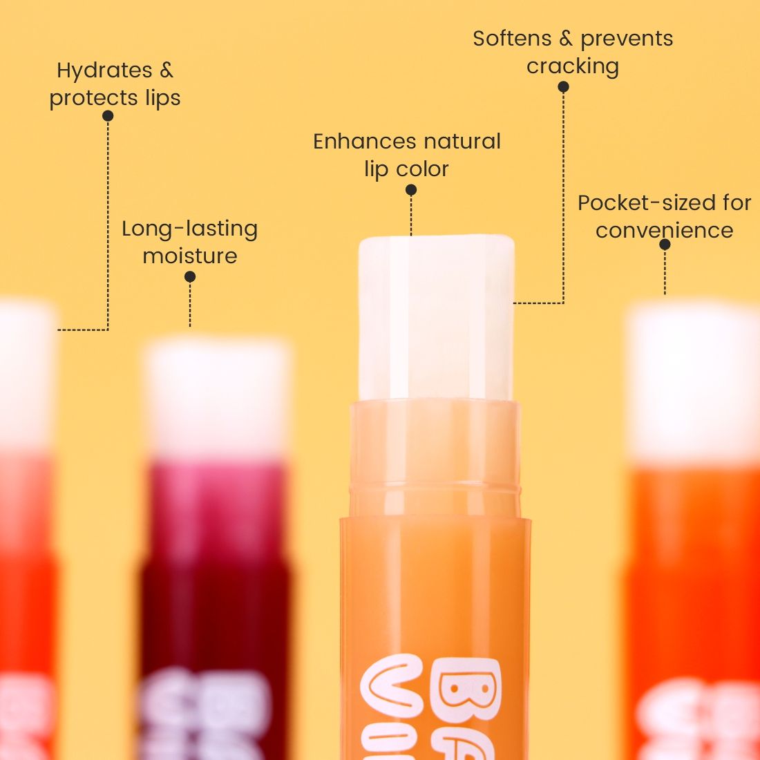 Matt look Balm Vibes Color Change Lip Balm