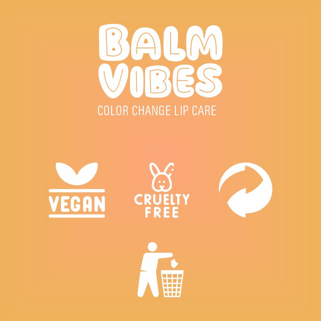 Matt look Balm Vibes Color Change Lip Balm