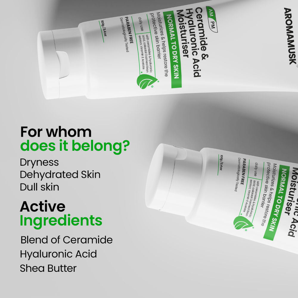 AromaMusk Ceramide & Hyaluronic Acid Moisturizer