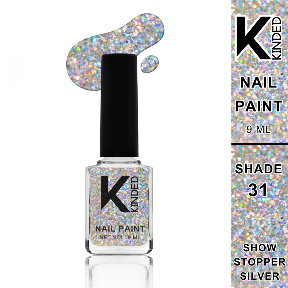KINDED Topper Coat Textured Glitter Nail Paint