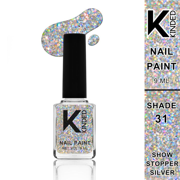 KINDED Topper Coat Textured Glitter Nail Paint