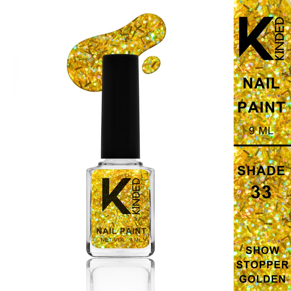 KINDED Topper Coat Textured Glitter Nail Paint