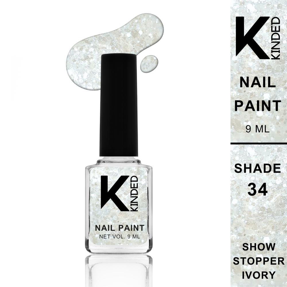 KINDED Topper Coat Textured Glitter Nail Paint