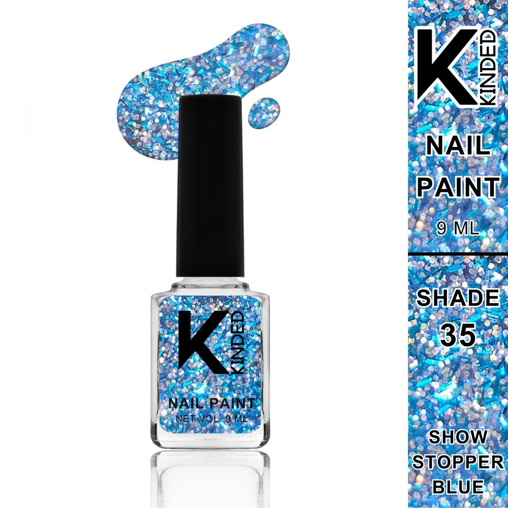 KINDED Topper Coat Textured Glitter Nail Paint