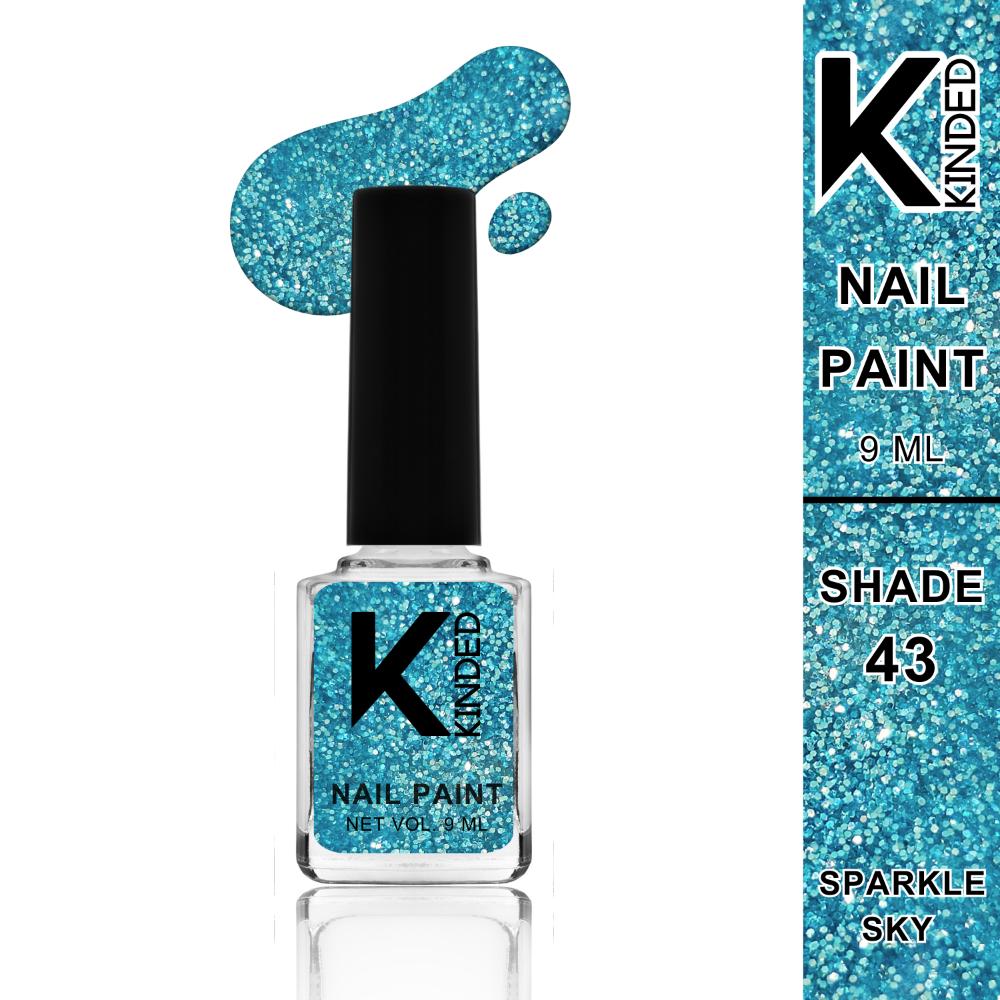 KINDED Topper Coat Textured Glitter Nail Paint