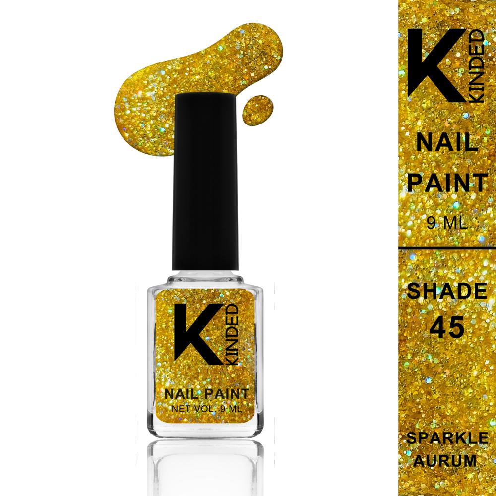 KINDED Topper Coat Textured Glitter Nail Paint