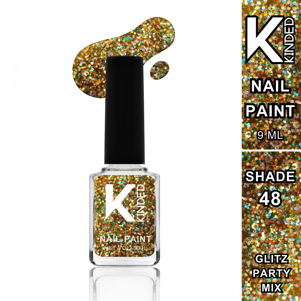 KINDED Topper Coat Textured Glitter Nail Paint
