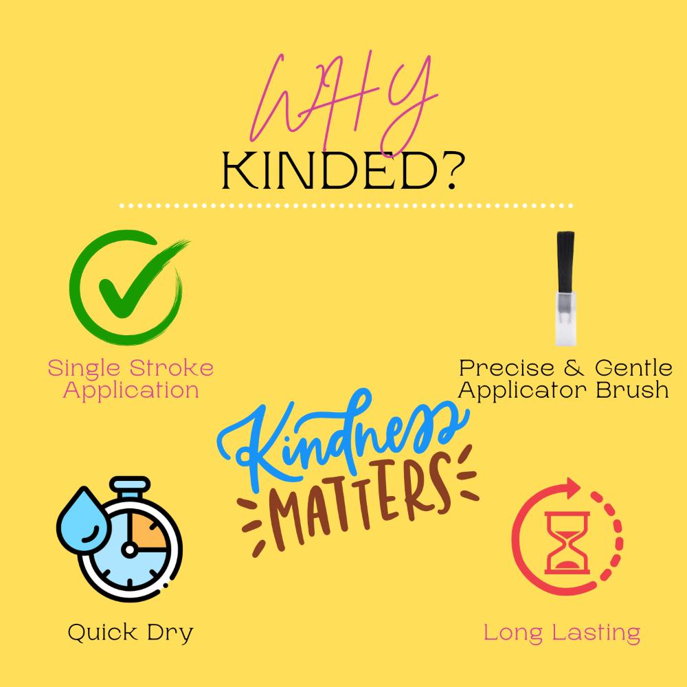 KINDED Nail Paint - 60 Matte Me Top And Base Coat