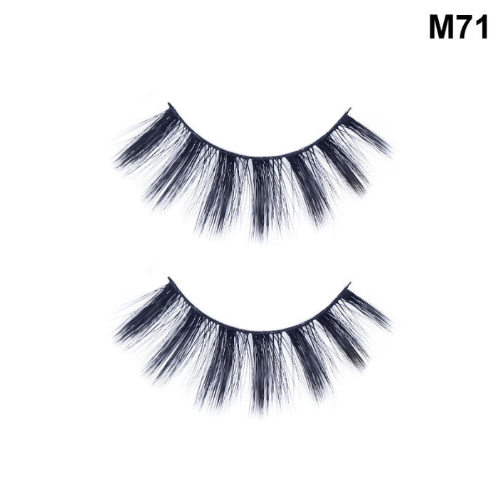 Bronson Professional Long and Natural Look False Eyelashes - M71