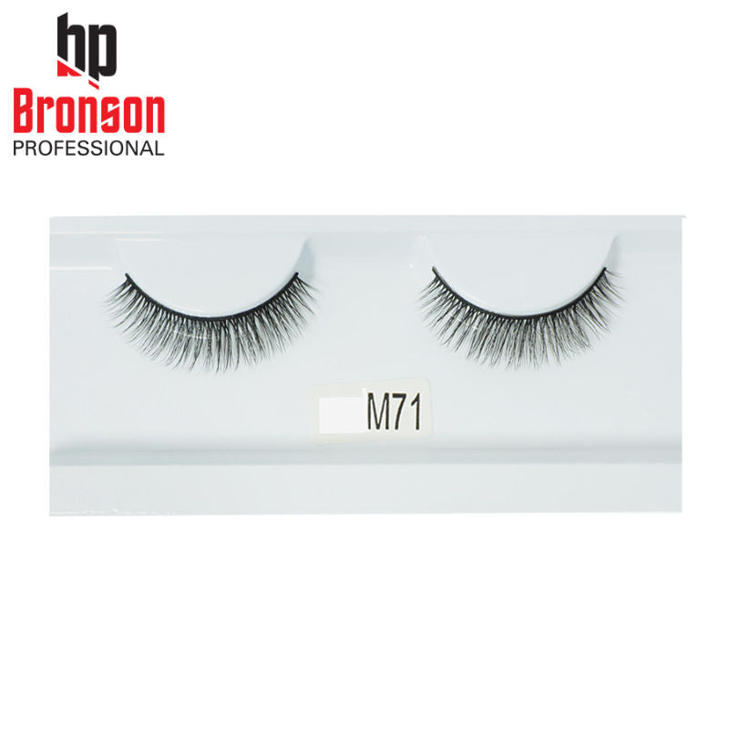 Bronson Professional Long and Natural Look False Eyelashes - M71