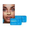 Swati Cosmetics Coloured Contact Lenses Aquamarine 1 month Power 0.00