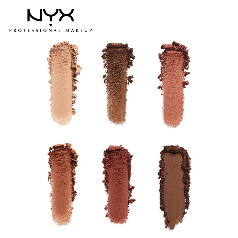 NYX Professional Makeup Ultimate Edit Petite 6 Color Shadow Palette Brights