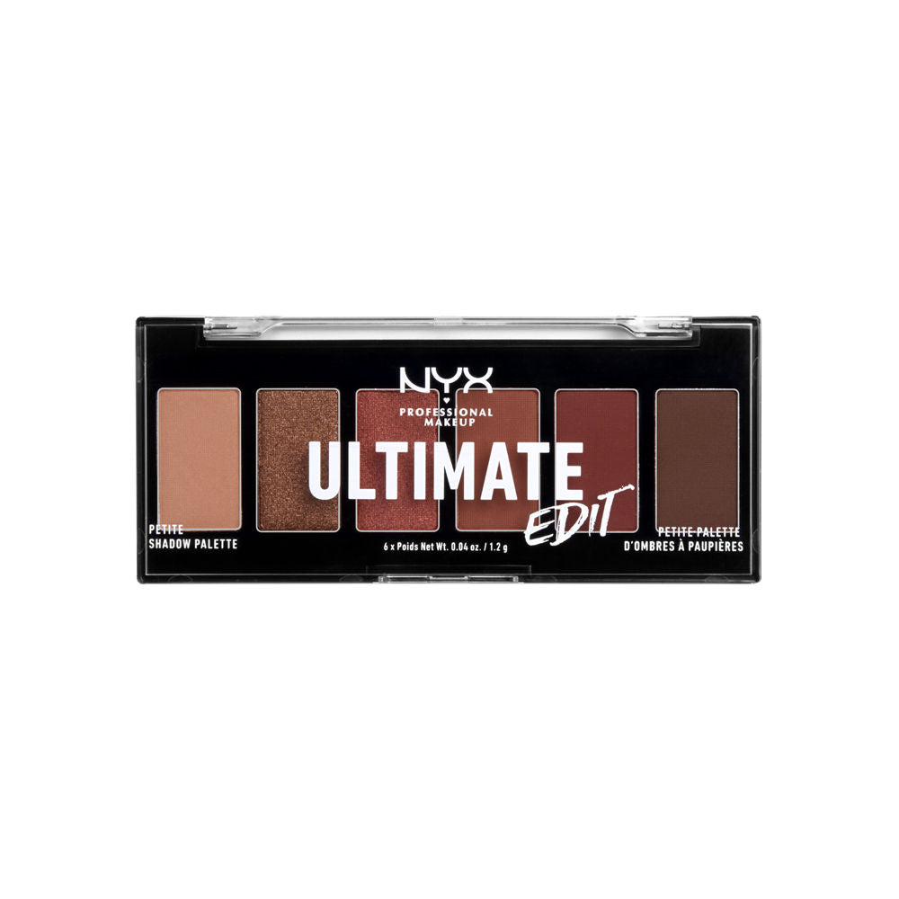 NYX Professional Makeup Ultimate Edit Petite 6 Color Shadow Palette Brights