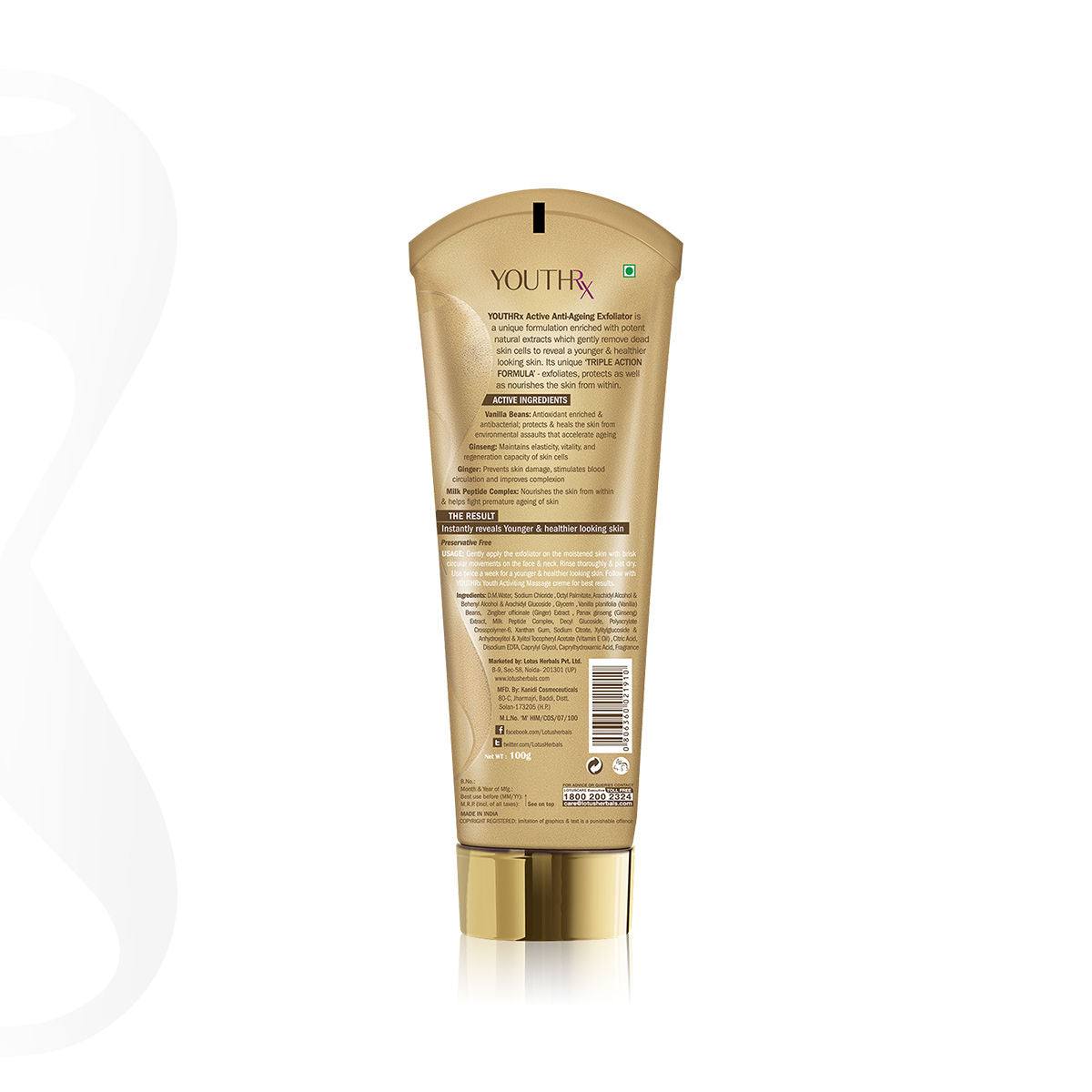 Lotus Herbals YouthRx Gineplex Active Anti-Ageing Exfoliator