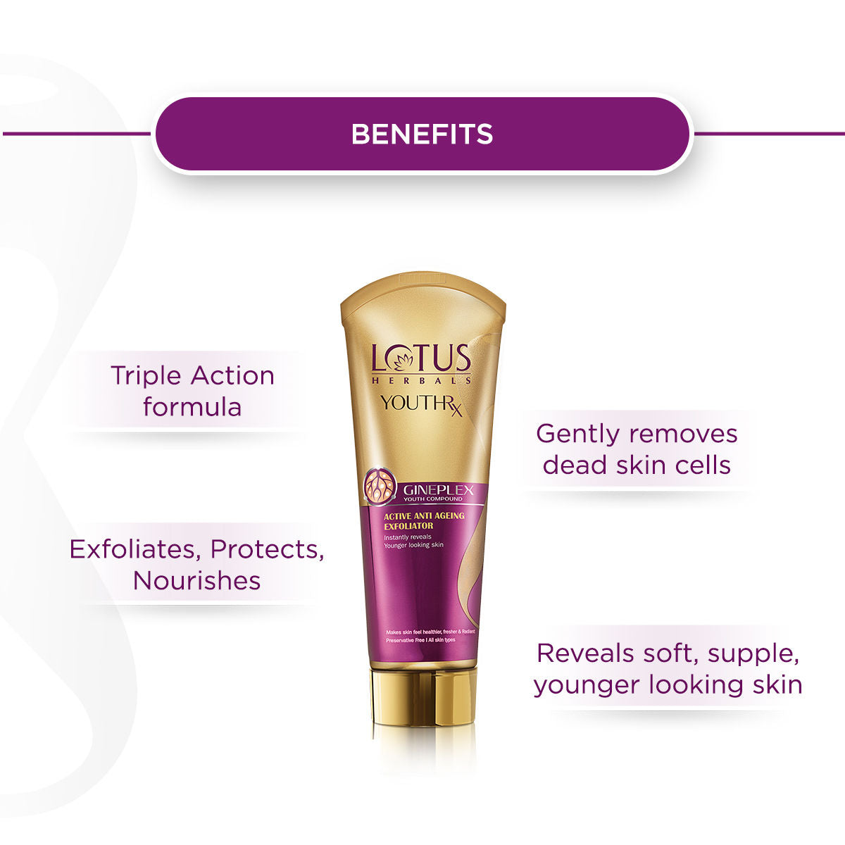 Lotus Herbals YouthRx Gineplex Active Anti-Ageing Exfoliator
