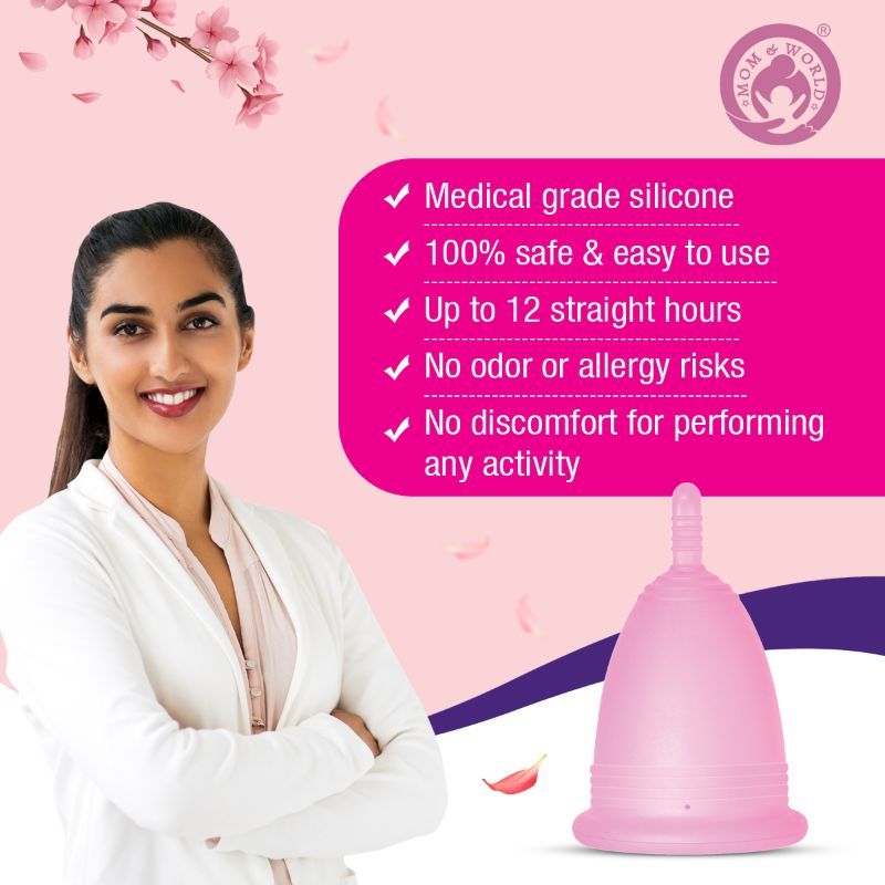 Mom & World Reusable Menstrual Cup For Women