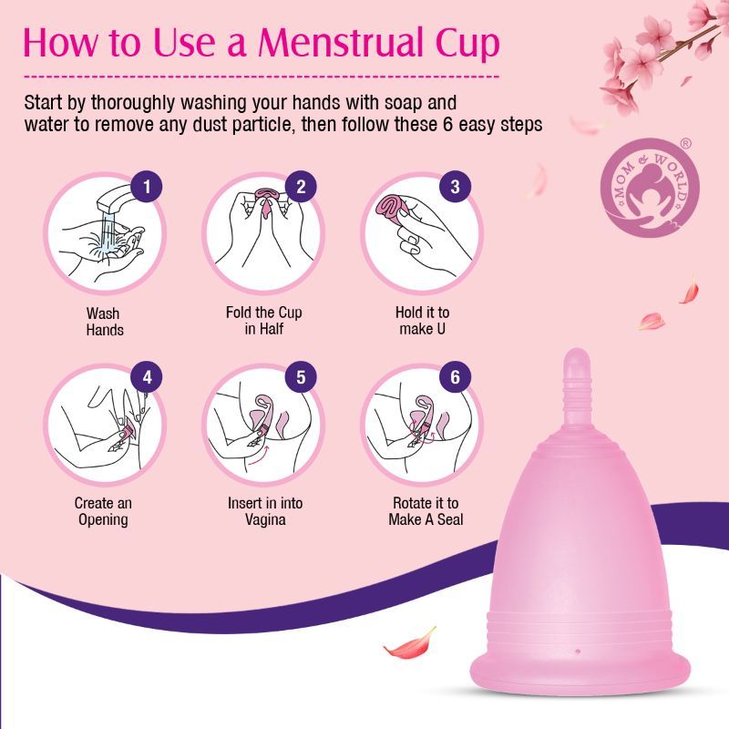 Mom & World Reusable Menstrual Cup For Women