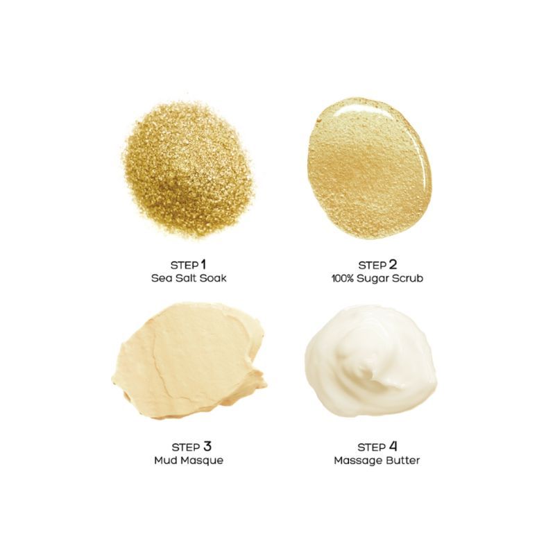 VOESH Deluxe Pedicure In A Box (4 Step) - Mango Delight