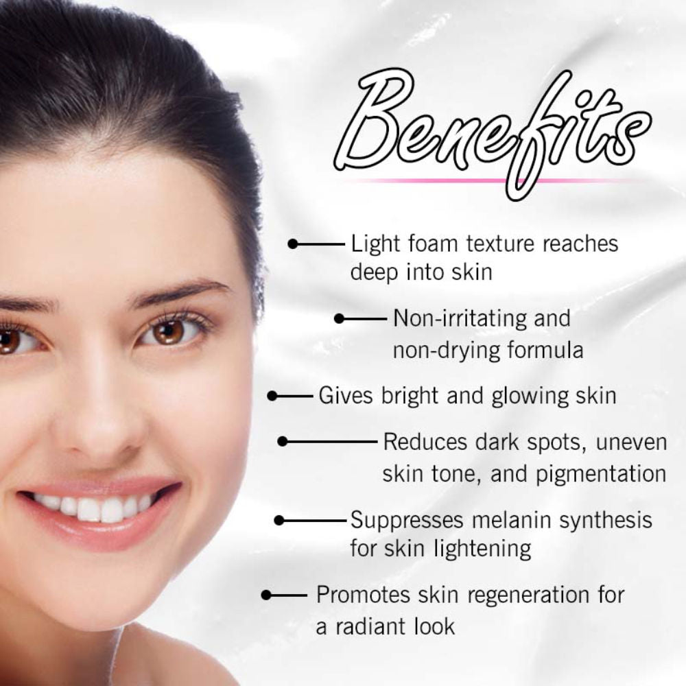 Ethiglo Plus Skin Whitening Foaming Face Wash