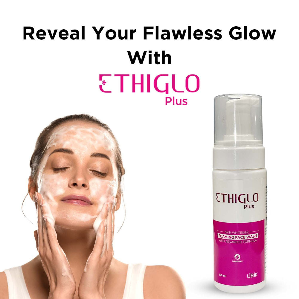 Ethiglo Plus Skin Whitening Foaming Face Wash