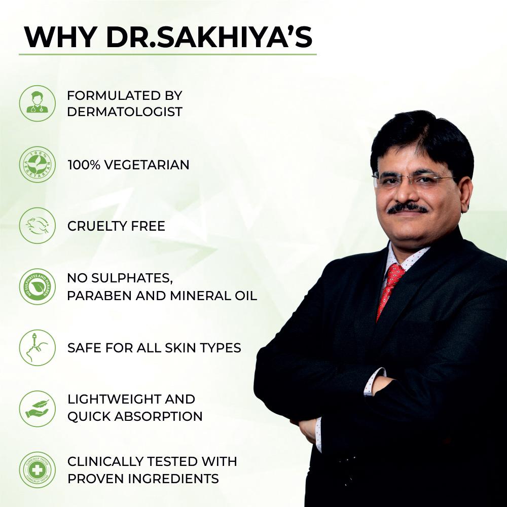 Dr. Sakhiya 2% Salicylic Acid Serum Anti-Acne Treatment for Pimples & Clogged Pores