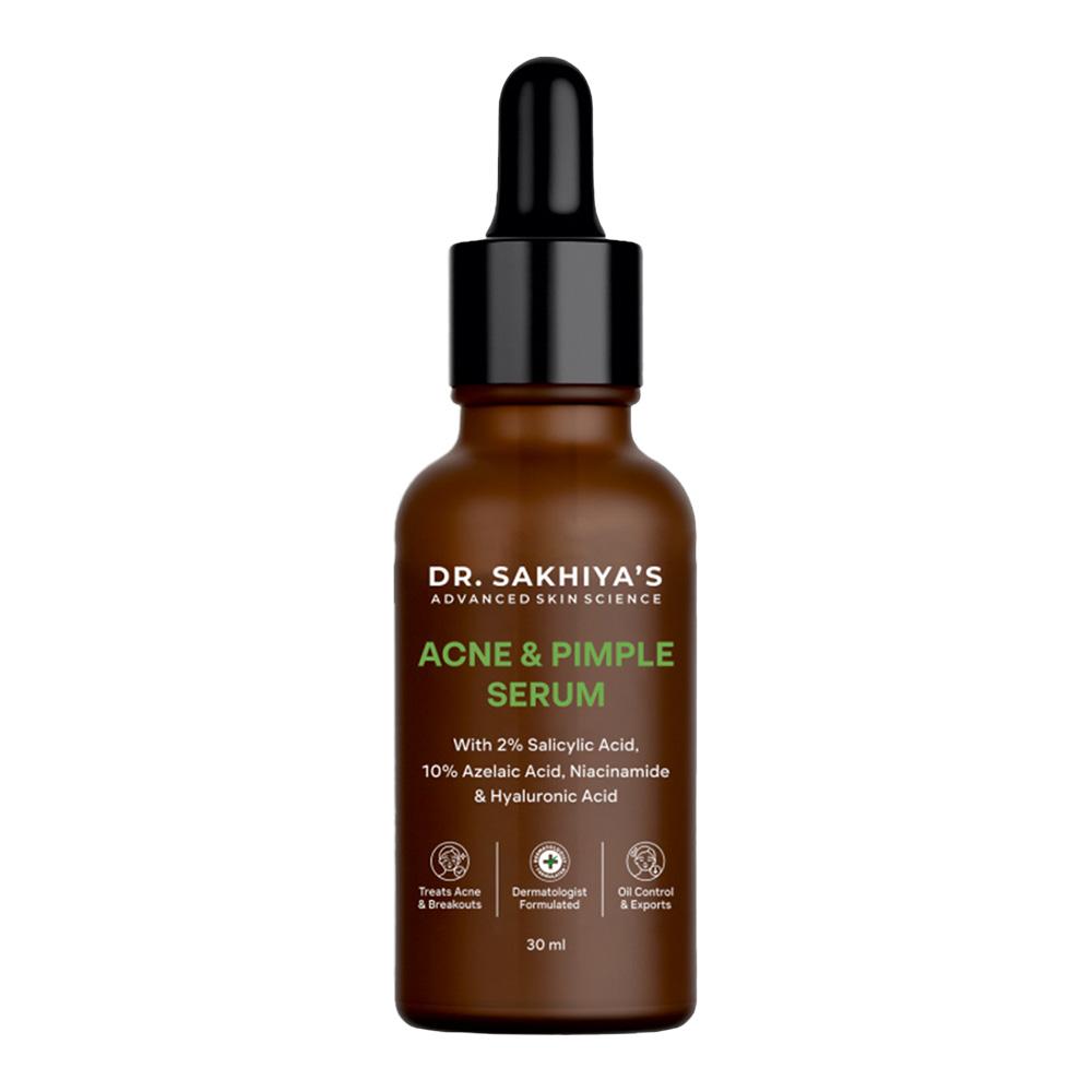 Dr. Sakhiya 2% Salicylic Acid Serum Anti-Acne Treatment for Pimples & Clogged Pores