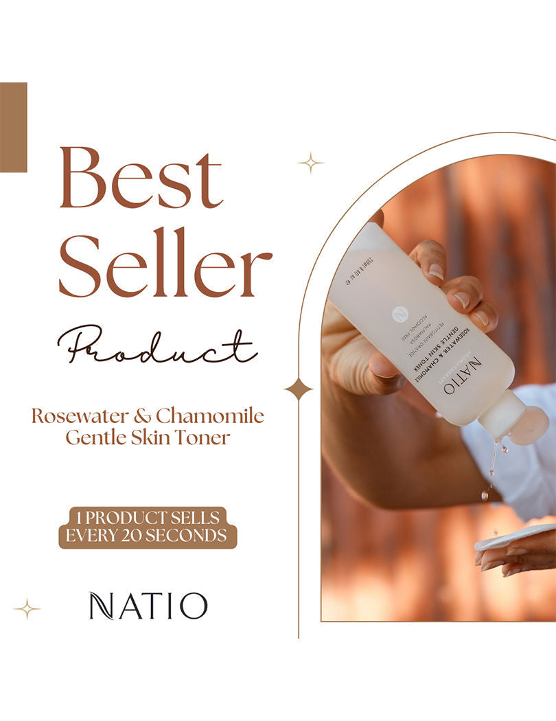 Natio Aromatherapy Rosewater And Chamomile Gentle Skin Toner