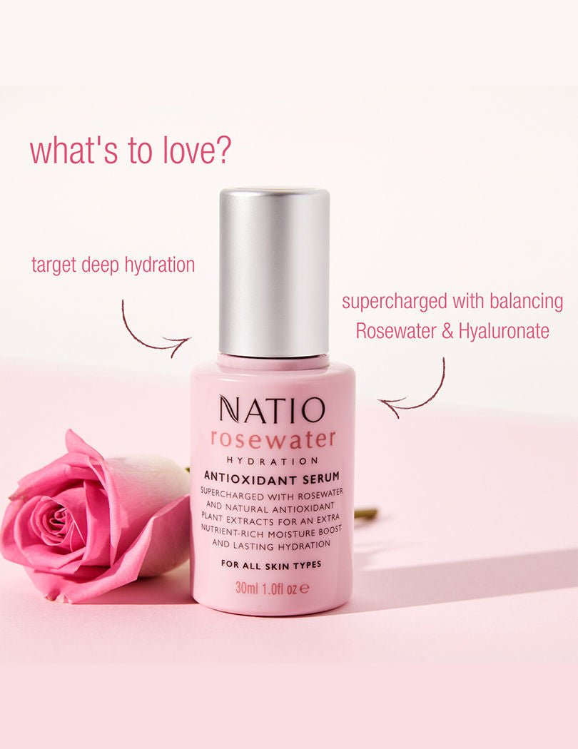 Natio Rosewater Hydration Antioxidant Serum