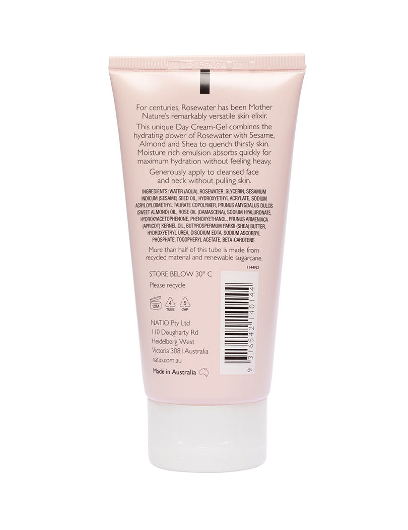 Natio Rosewater Hydration Moisture Boost Day Cream-Gel