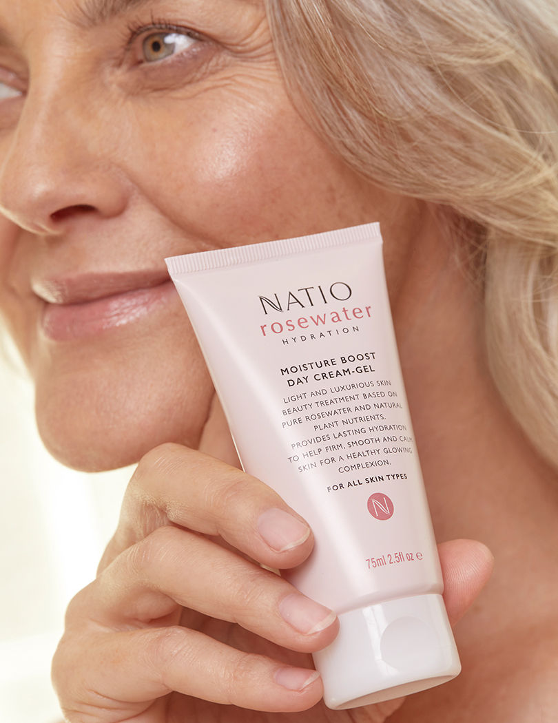 Natio Rosewater Hydration Moisture Boost Day Cream-Gel