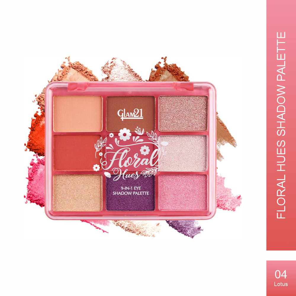 GLAM21 Floral Hues Eyeshadow Palette